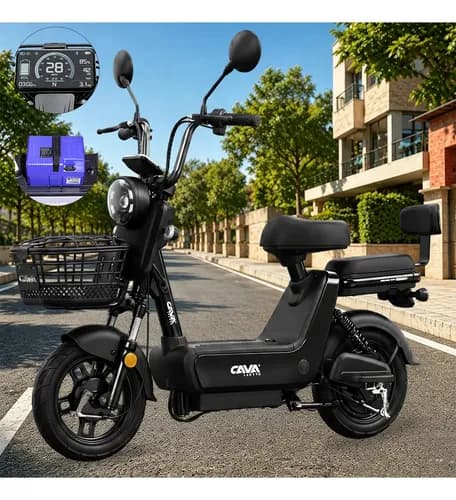 Imagem do produto Bicicleta Elétrica Cavalletta C2 Lítio 48v 20ah 65km 750w Preto 104cm