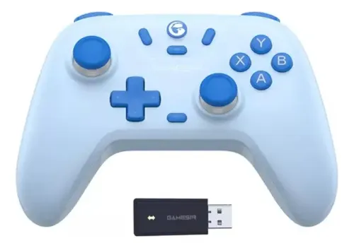 Imagem do produto Controle Gamesir T4 Nova Lite Sem Fio Para Pc Switch Android Ios Steam Hall Effect Cor Azul Celeste