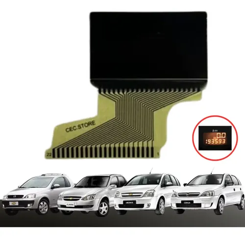 Imagem do produto Display Lcd Painel Gm Corsa Montana Meriva Celta Prisma Digital
