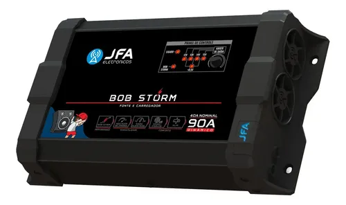 Imagem do produto Fonte Carregador Jfa Bob Storm 90a Bivolt Automático Cor Preto
