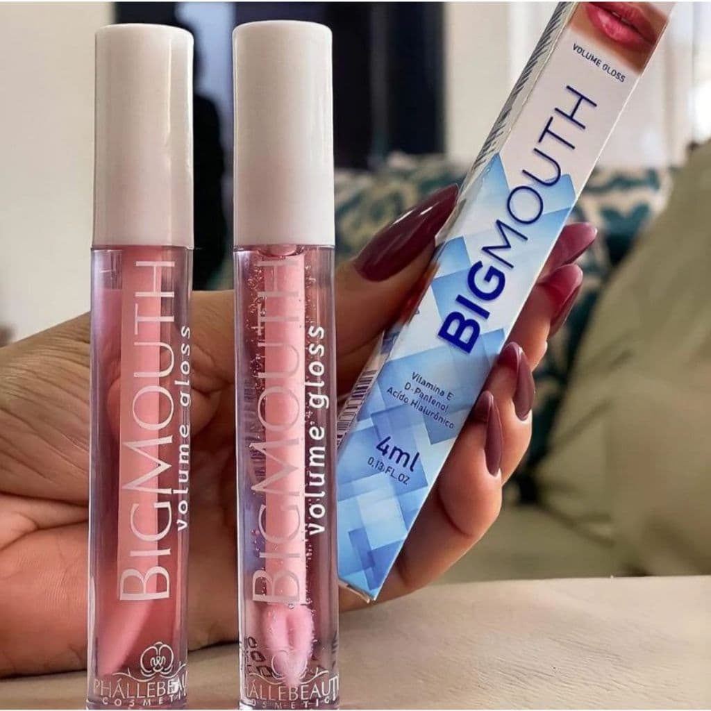 Imagem do produto Gloss Volumoso Big Mouth com Hialurônico - Rosa Phállebeauty 4 ml